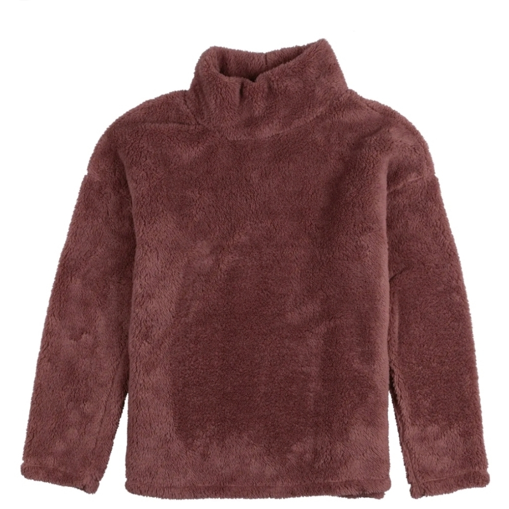 32 DEGREES Women's Sherpa Mock Neck Sweatshirt sz LG Plum Rose. BRAND NEW